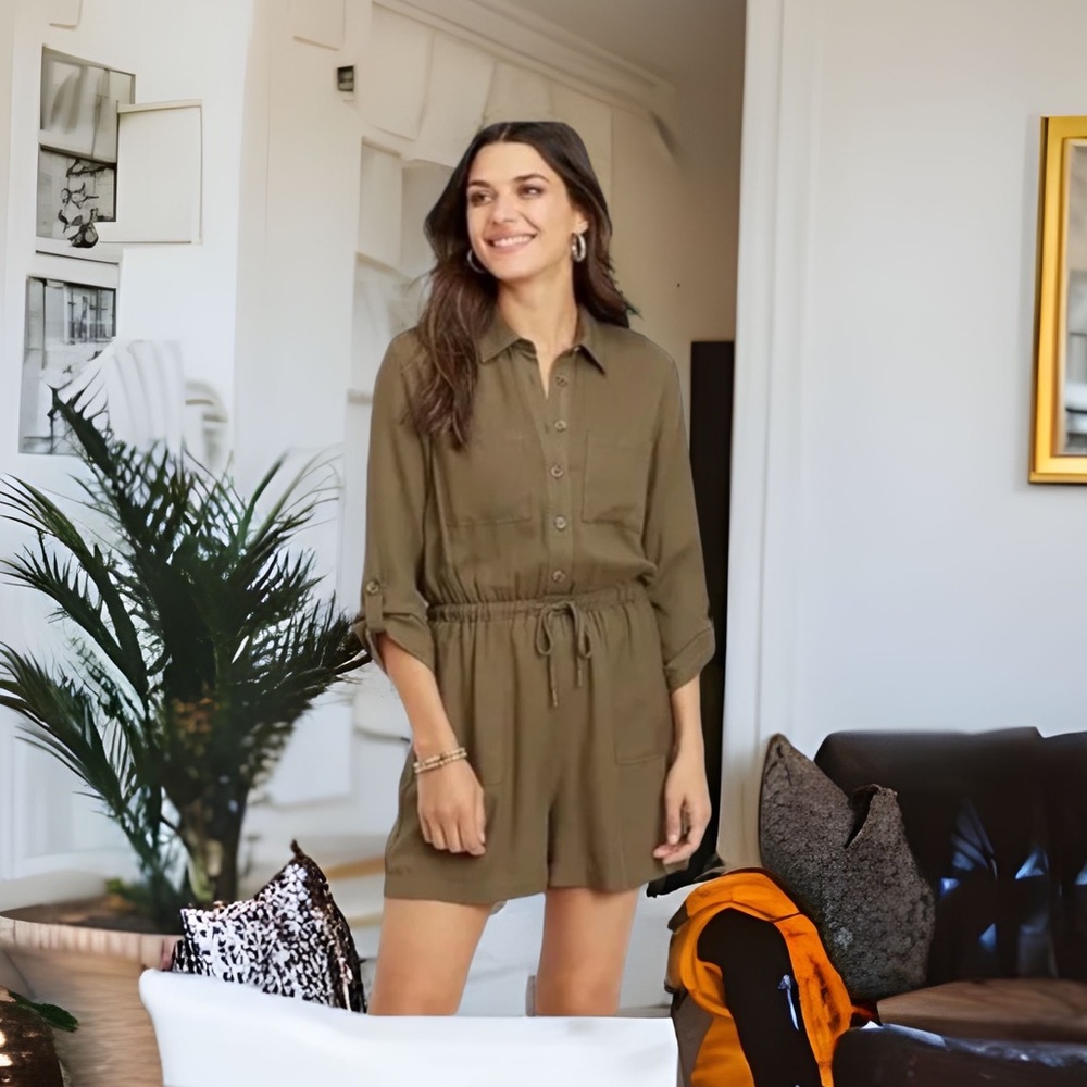 NWOT Maurice’s Olive Romper